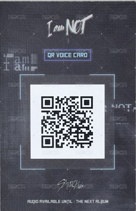 I am NOT 專輯卡 Unit ver. 背面