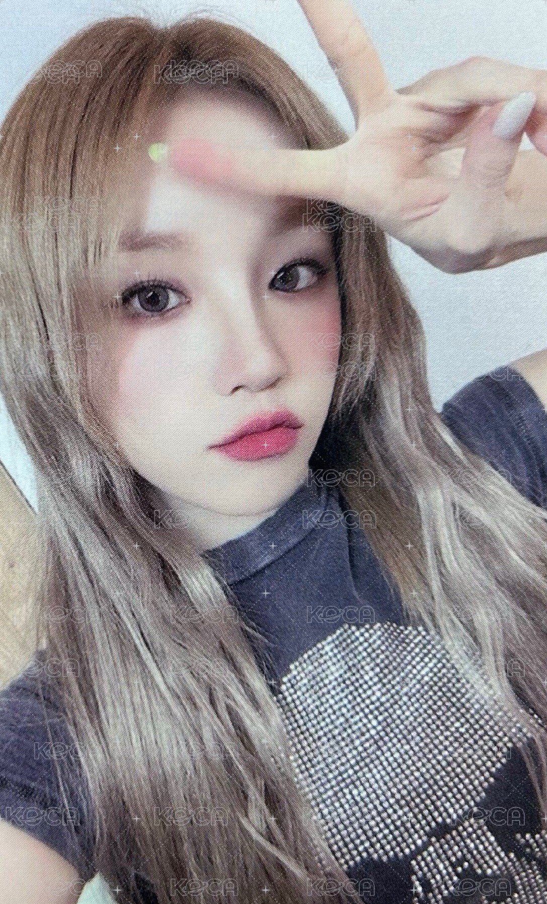 代言卡 漢堡卡琦 比耶琦 正面