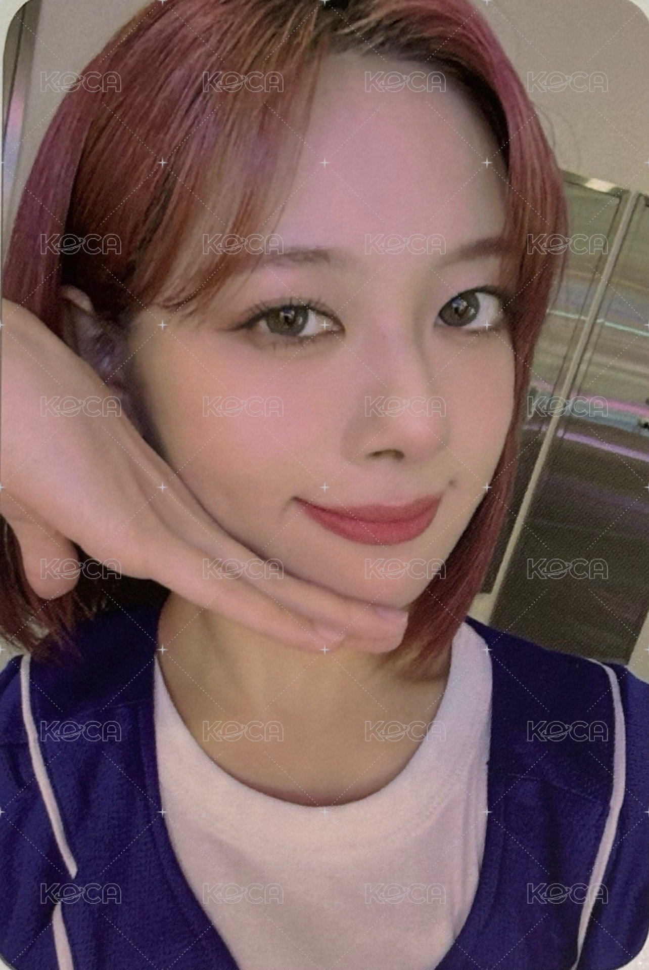 1st EP Album - ACT LIKE THAT el CAFE 簽售卡 A ver. 正面