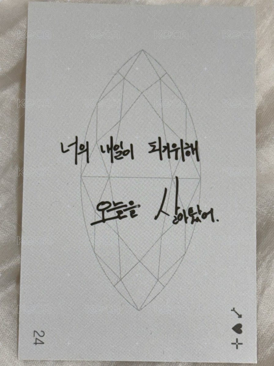 IDEAL CUT 隨機卡 24 背面