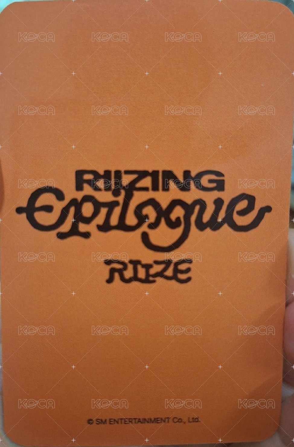 RIIZING EP el 特典卡  背面