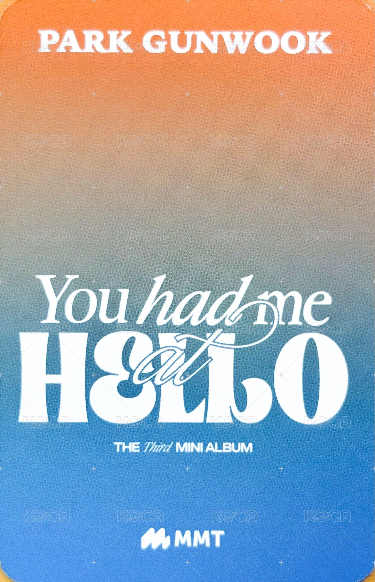 迷三 mmt 特典卡 拍拍 ver. 背面