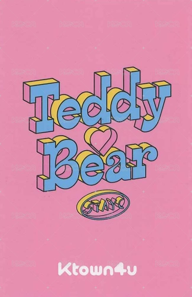 Teddy Bear k4 特典卡  背面