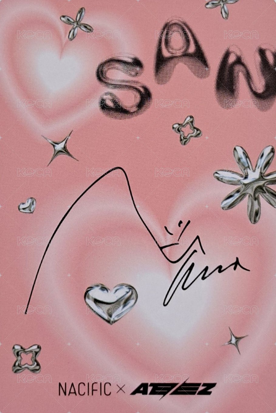 NACIFIC 代言卡 8.0 背面