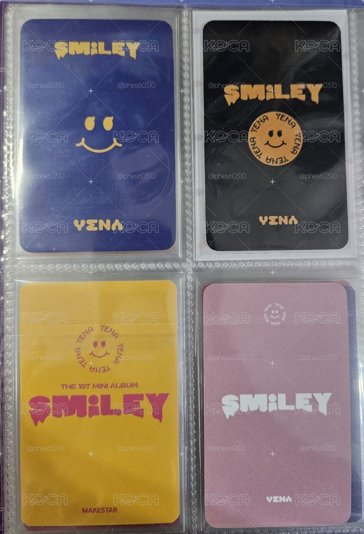 SMiLEY  閉眼 簽售卡 