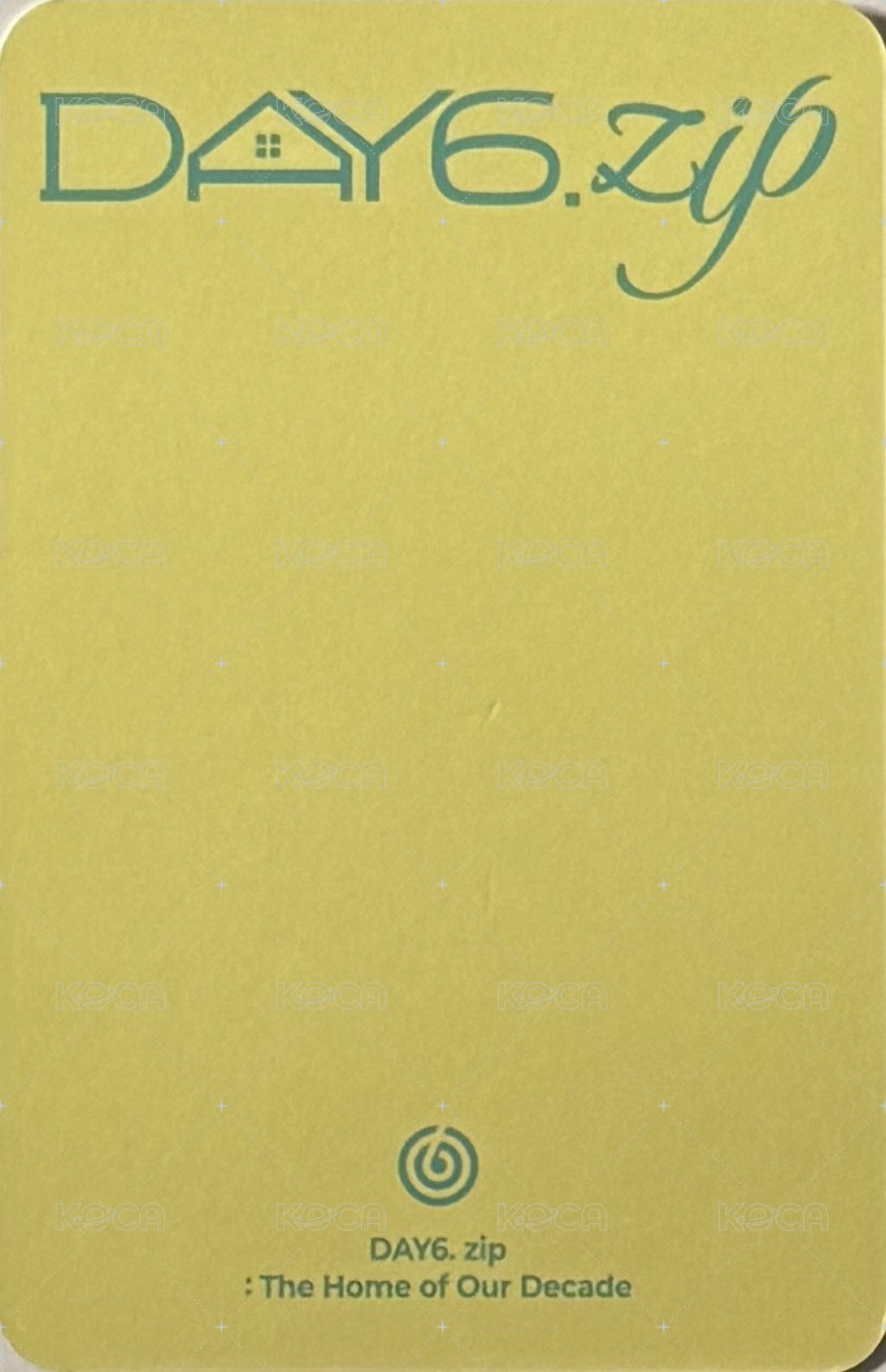 十週年展覽 入場卡 / 場限卡  背面