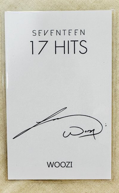 17 HITS Woozi 勳小卡（請留意賣場說明）