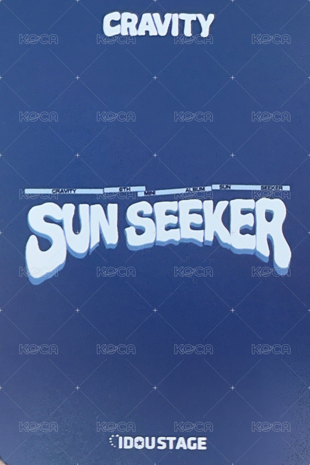 SUN SEEKER 愛豆驛站 2.0 簽售卡  背面