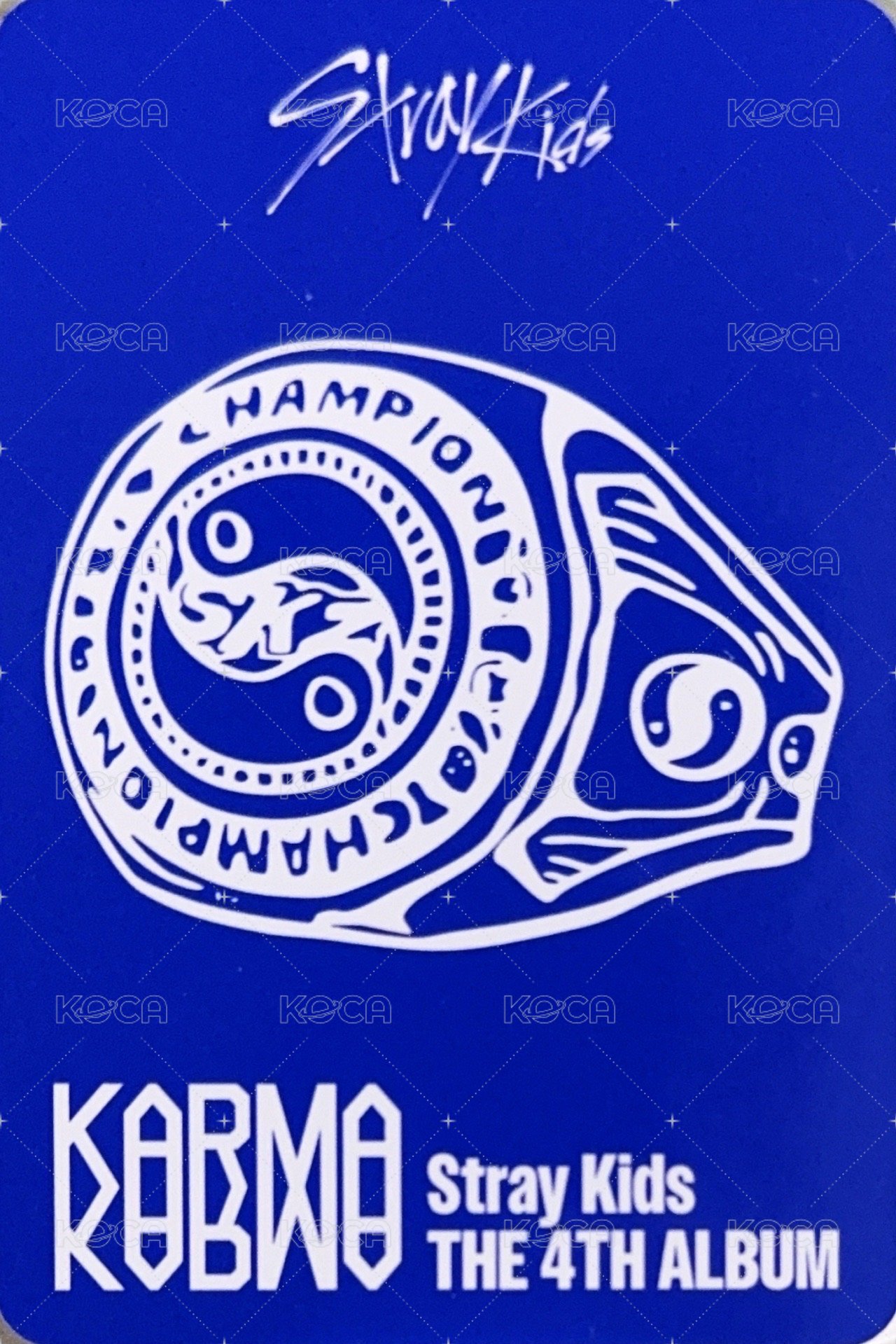 KARMA 專輯卡 單封 Accordion ver. 背面