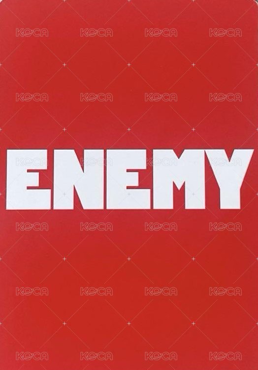 ENEMY 入場卡 / 場限卡 福岡場限 背面