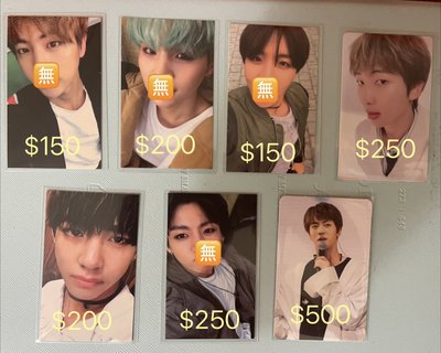 BTS防彈少年團 專卡、特典卡 多旻