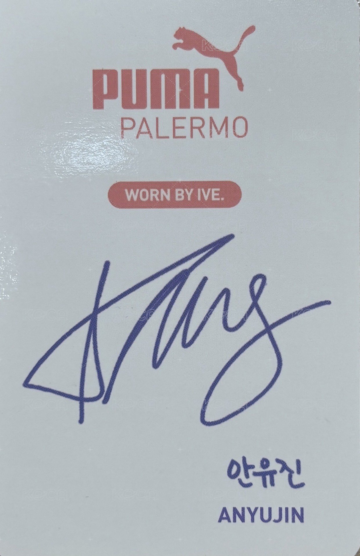 PUMA 代言卡 3.0 背面