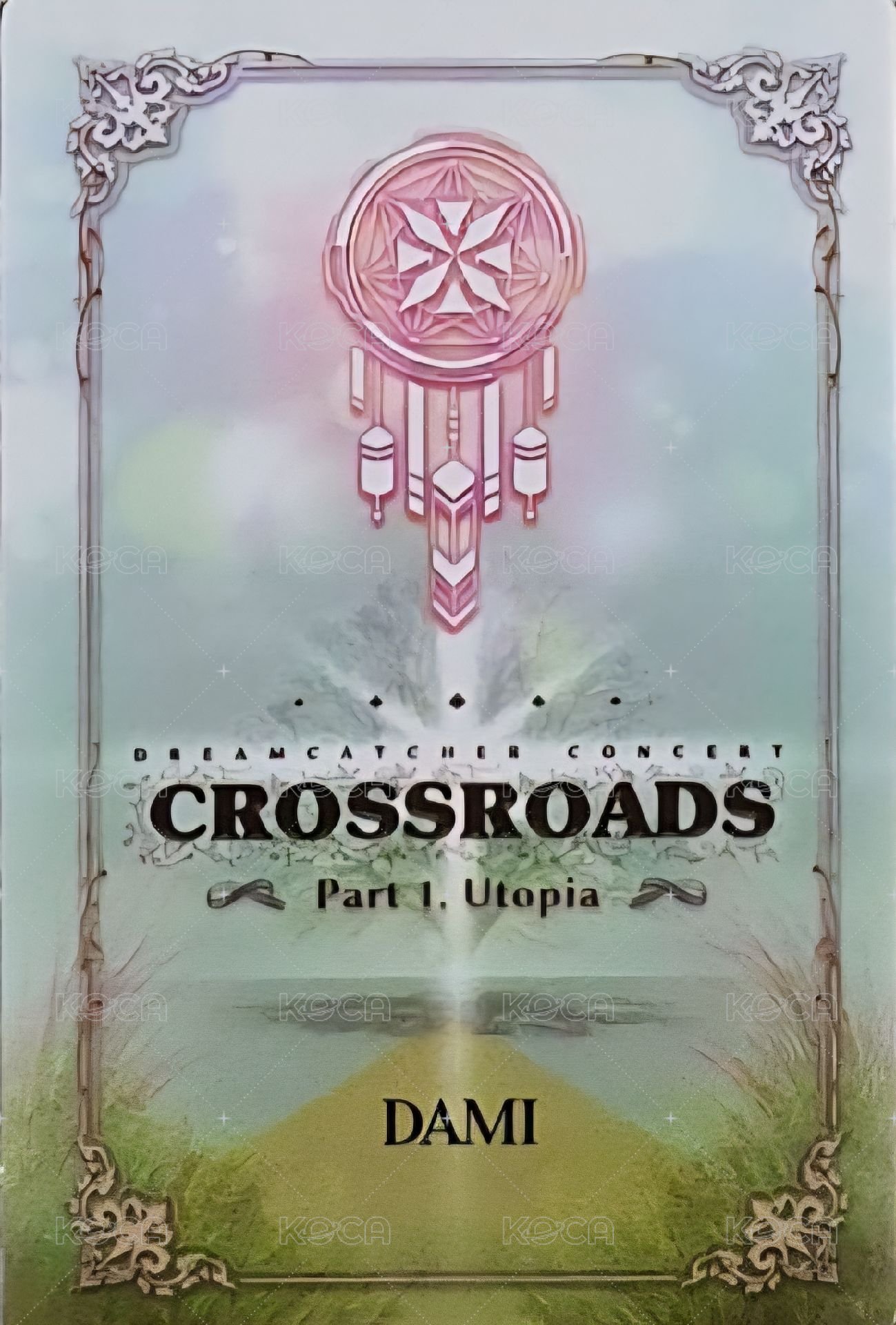 Crossroad線上演唱會 周邊卡  背面