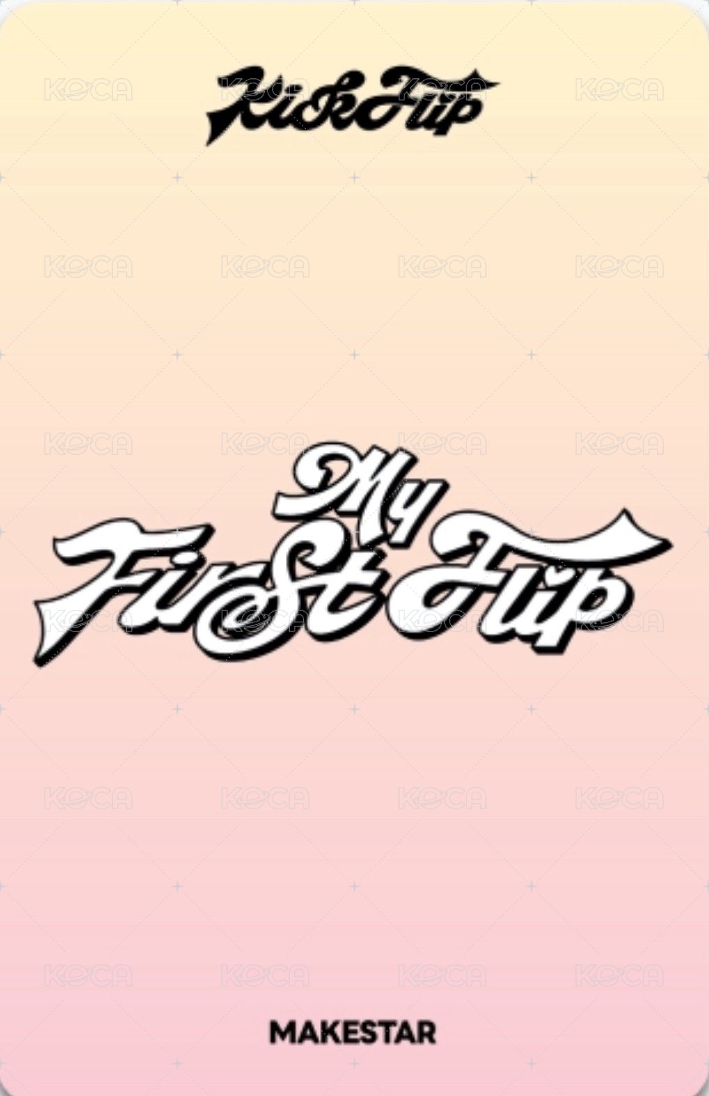 迷三 ms 5.0線上 簽售卡 兔子毛毯ver. 背面