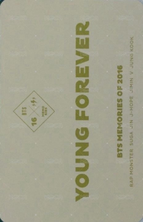 回憶錄 周邊卡 2016 YF正 背面