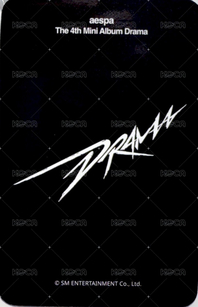 Drama am 預售2.0 特典卡 藍莓冬 背面