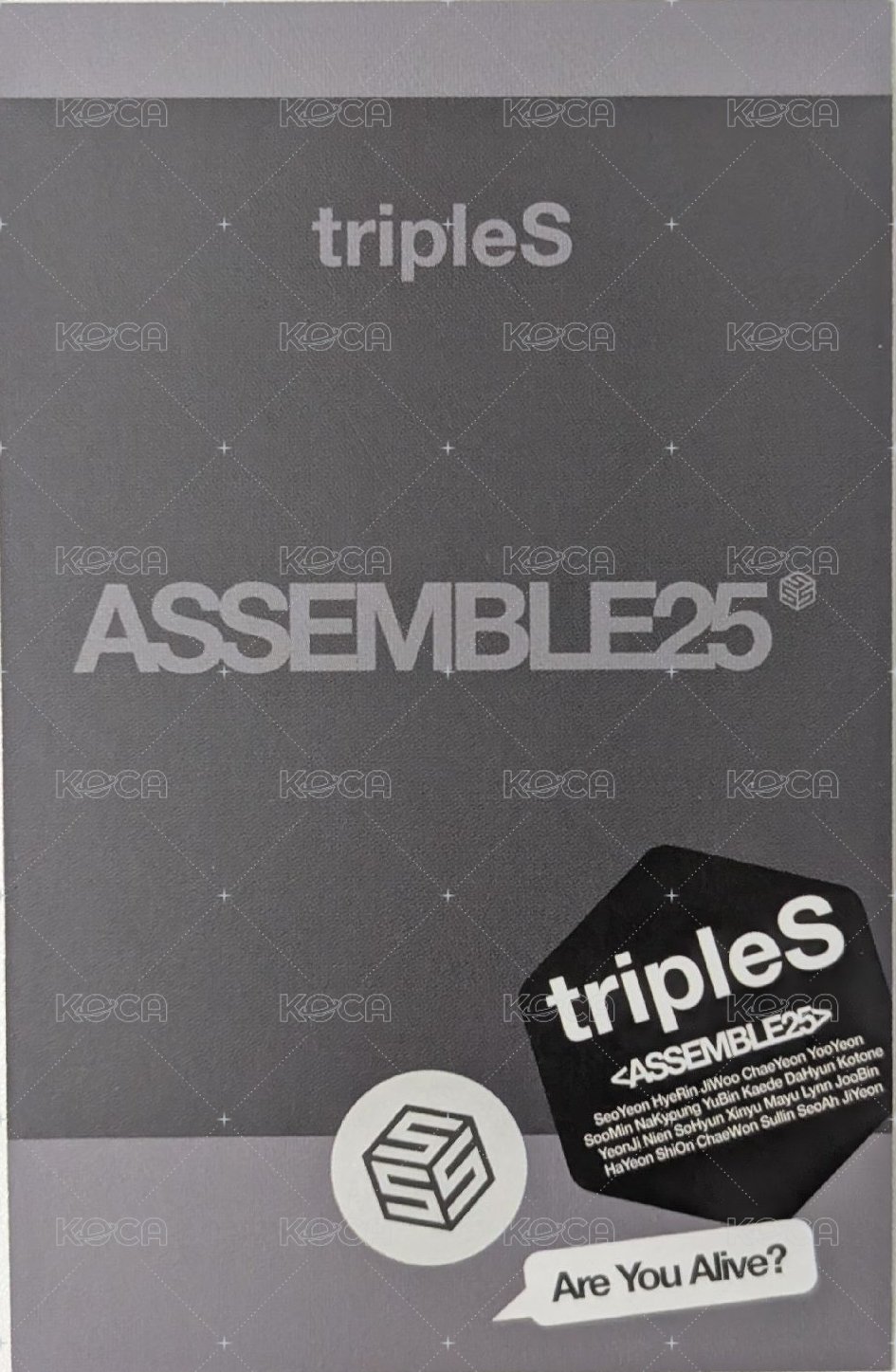 <ASSEMBLE25> 快閃店 周邊卡 鐵盒卡 背面