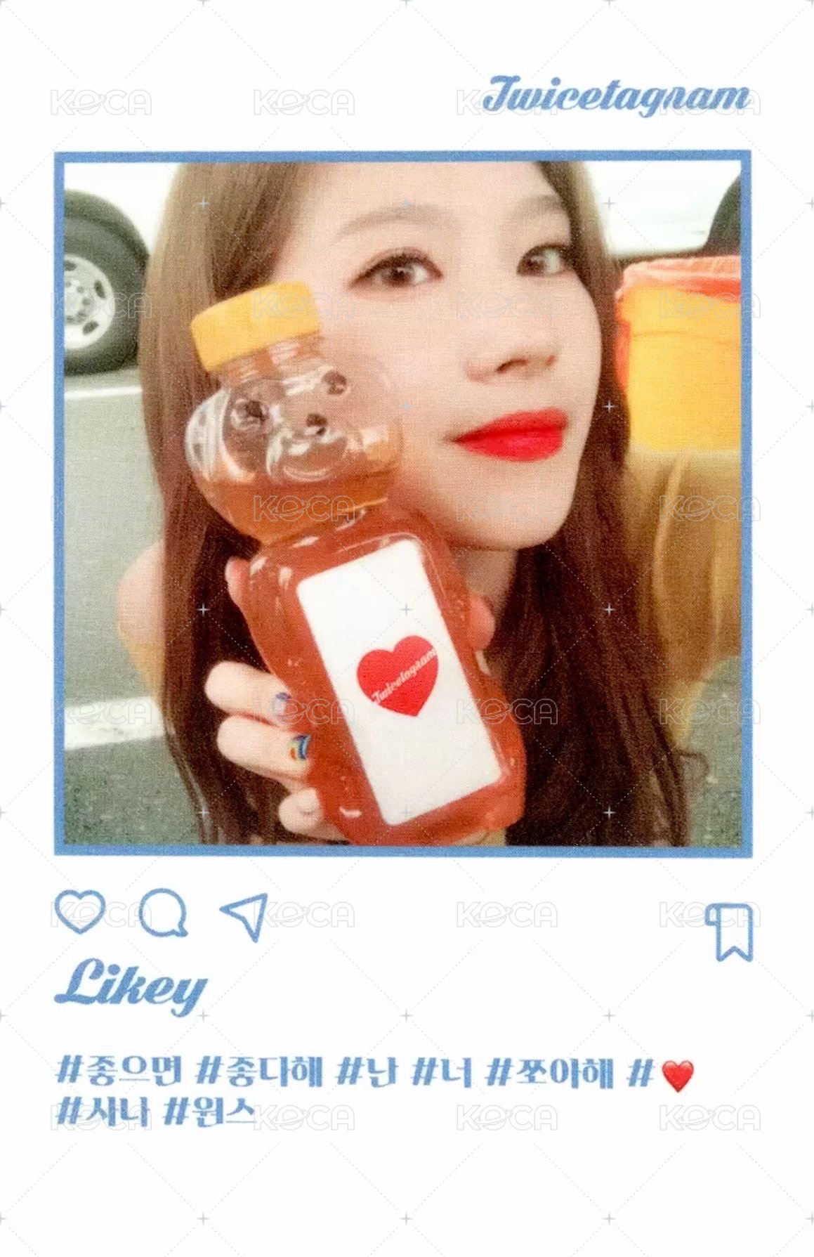 Twicetagram 專輯卡  背面