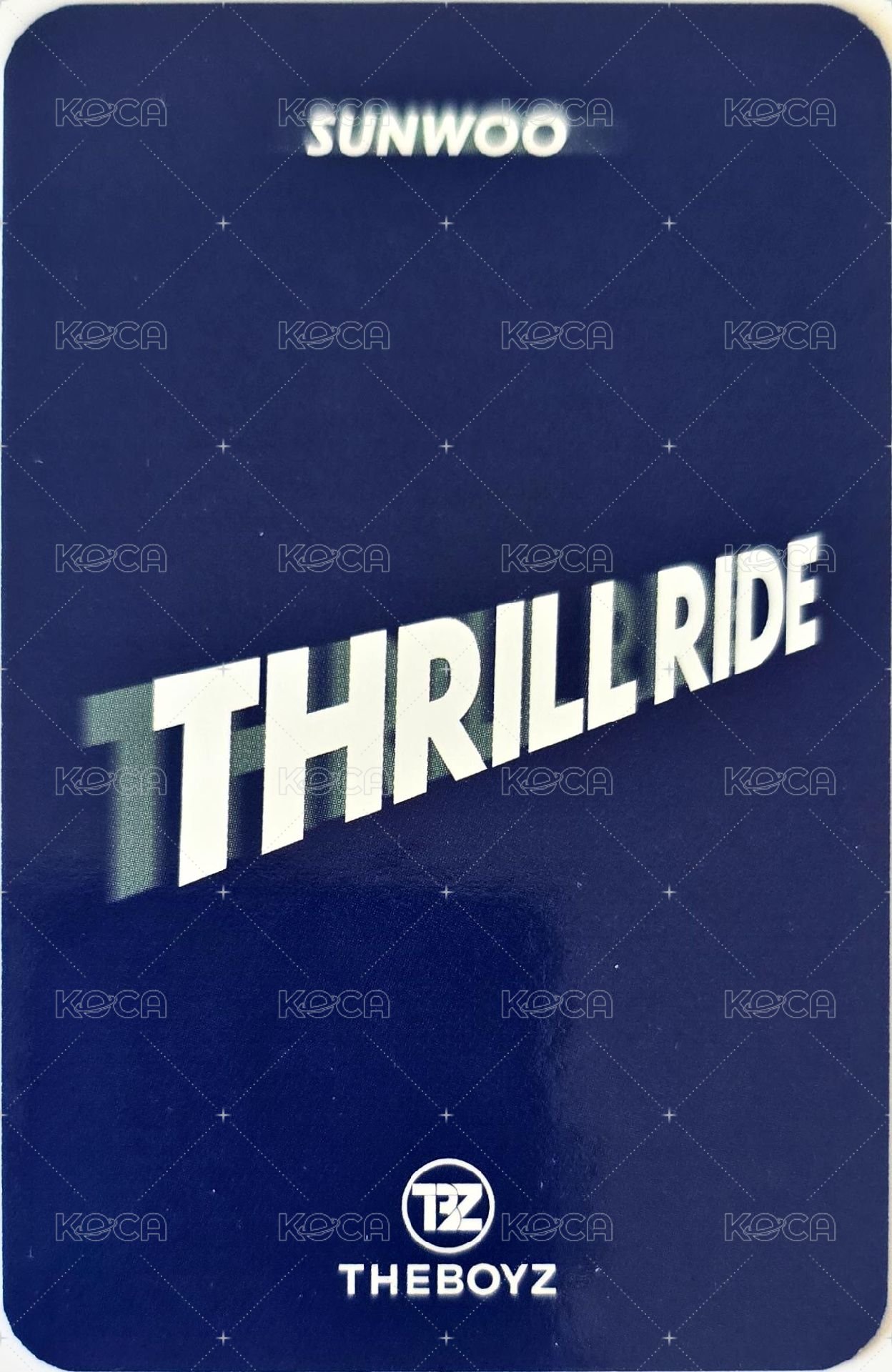 THRILL-ING am 2.0 簽售卡  背面