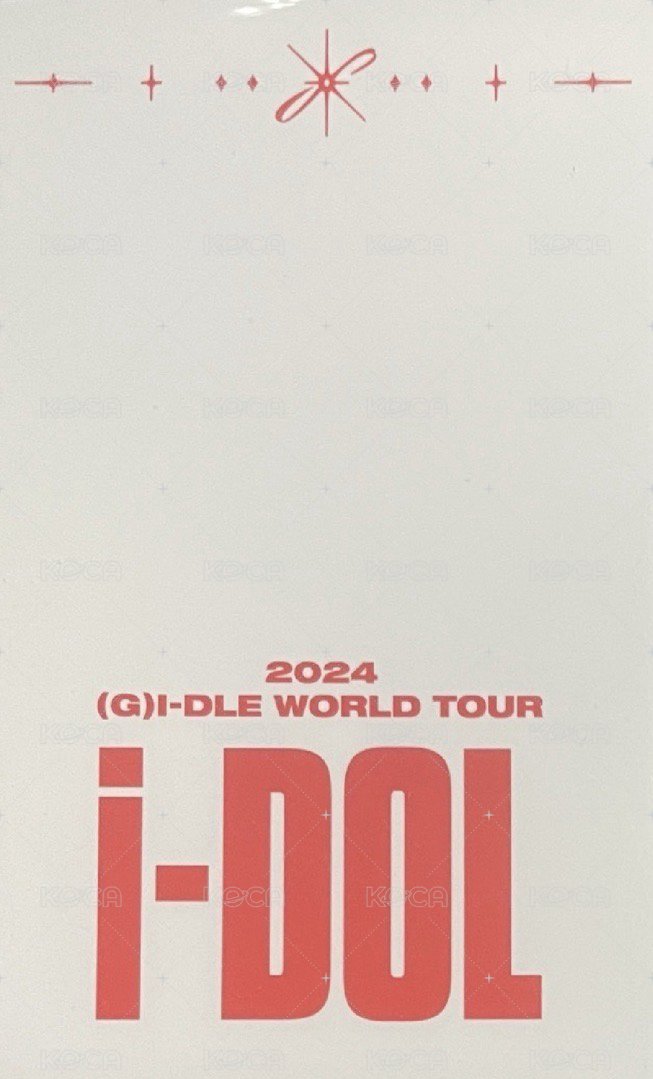 24’演唱會 iDOL 周邊卡 24世巡場周卡-琦 背面