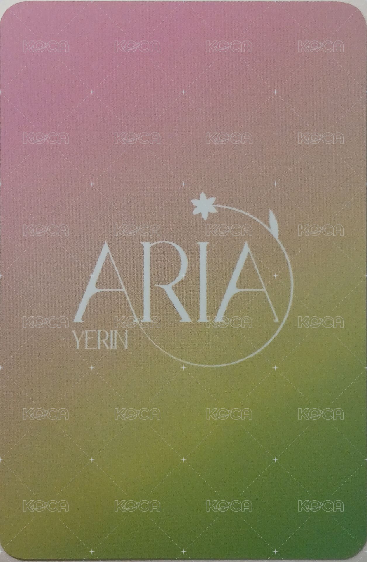 ARIA k4 2.0 特典卡  背面
