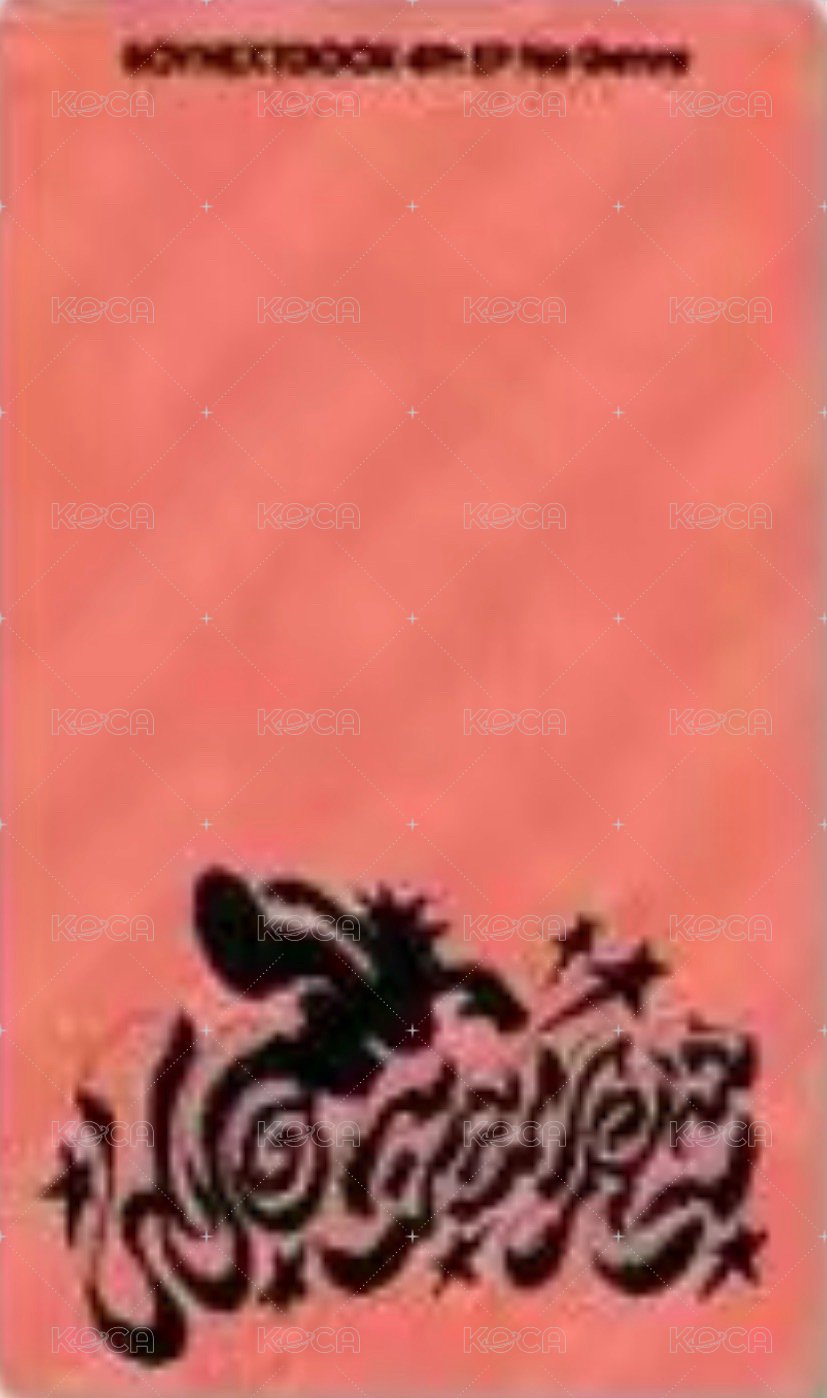 No Genre 日咖 安可場限定特典 入場卡 / 場限卡 2 背面