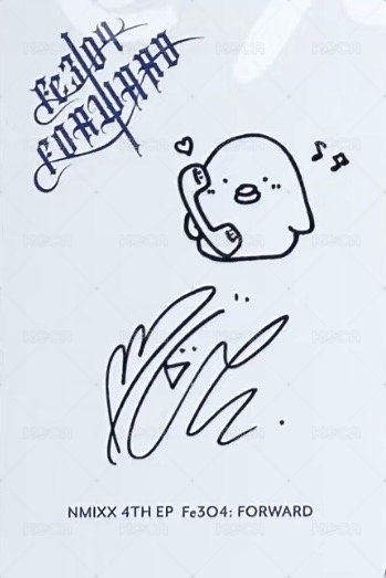 FORWARD 泡泡摩奇 幸運卡 甜蜜來電 ver. 背面