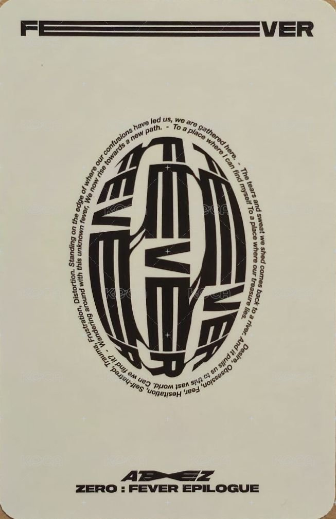 FEVER Epilogue 新那拉 特典卡  背面