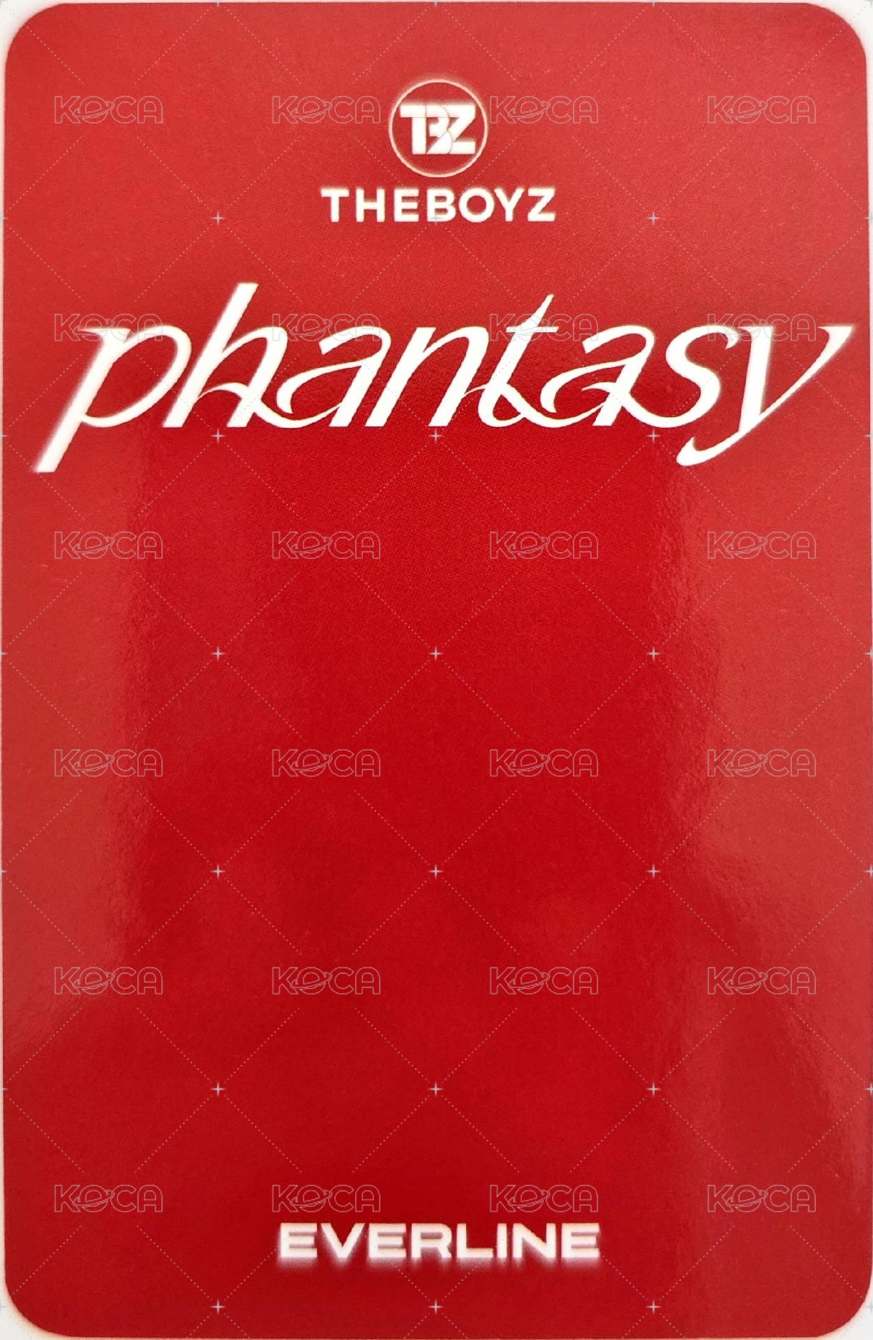 PHANTASY Pt.1 Christmas In August el 1.0 簽售卡  背面