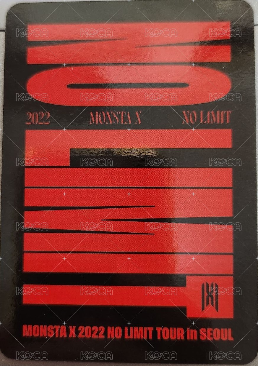 2022巡演首爾場 周邊卡 隨機卡包 背面