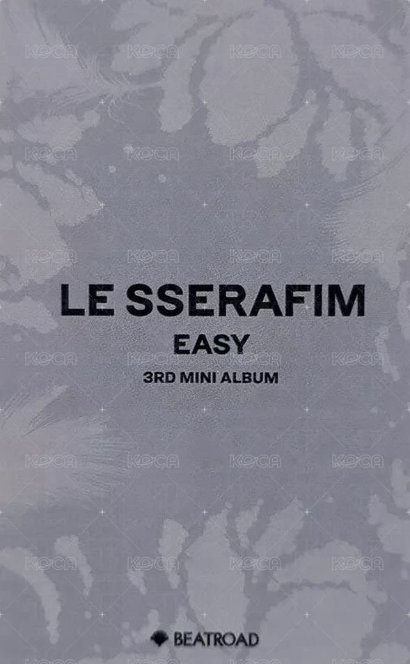 EASY br 簽售卡 簽售 背面