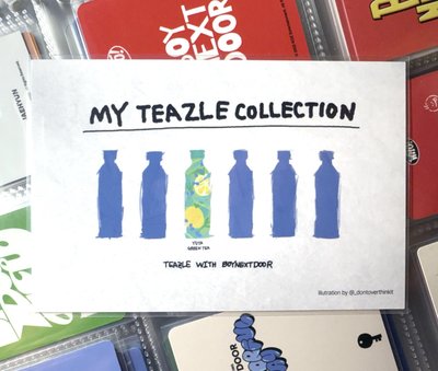 ❇️ TEAZLE 飲料代言 明信片 漢東旼