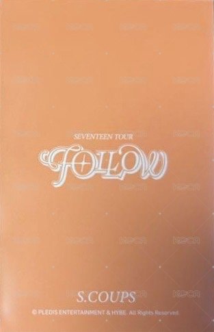 FOLLOW 周邊卡 立牌卡 背面