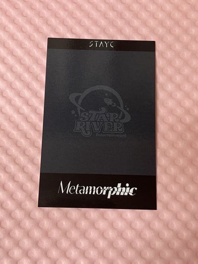 STAYC ISA metamorphic 正規一 sr 星河 拍立得莎