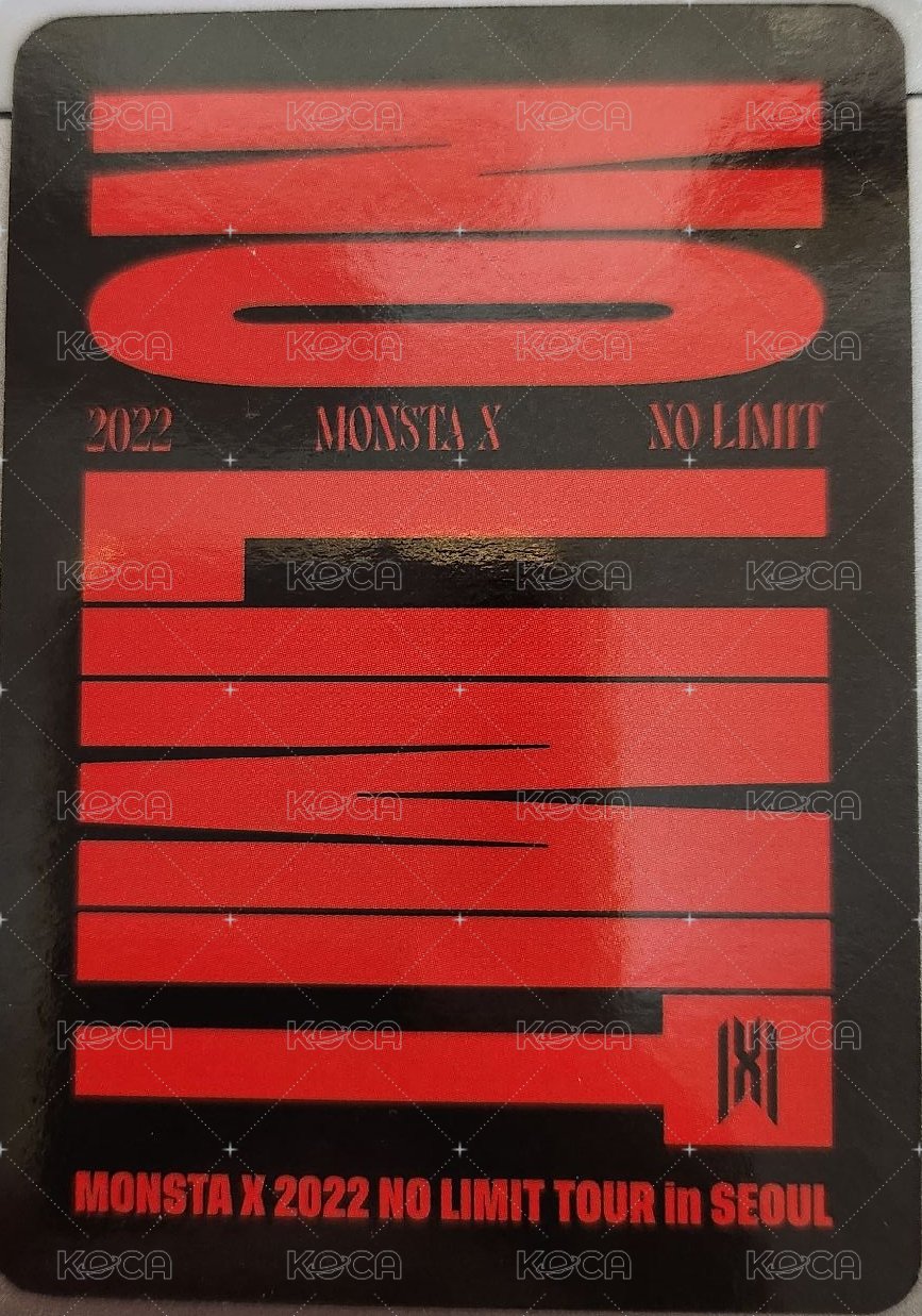 2022巡演首爾場 周邊卡 隨機卡包 背面
