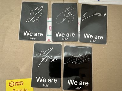 I-DLE fanme2.0台北簽售特典卡