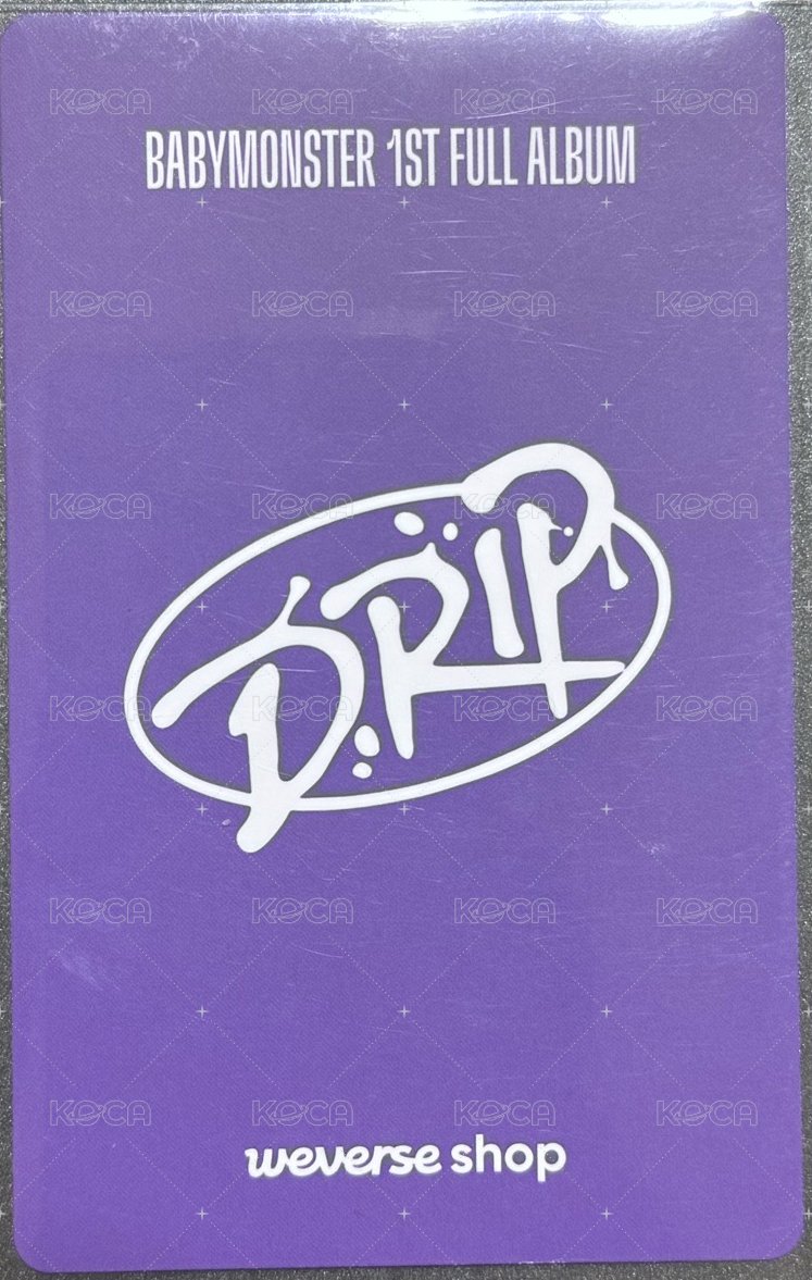 DRIP wvs 幸運卡 聖誕1.0 ver.B 背面