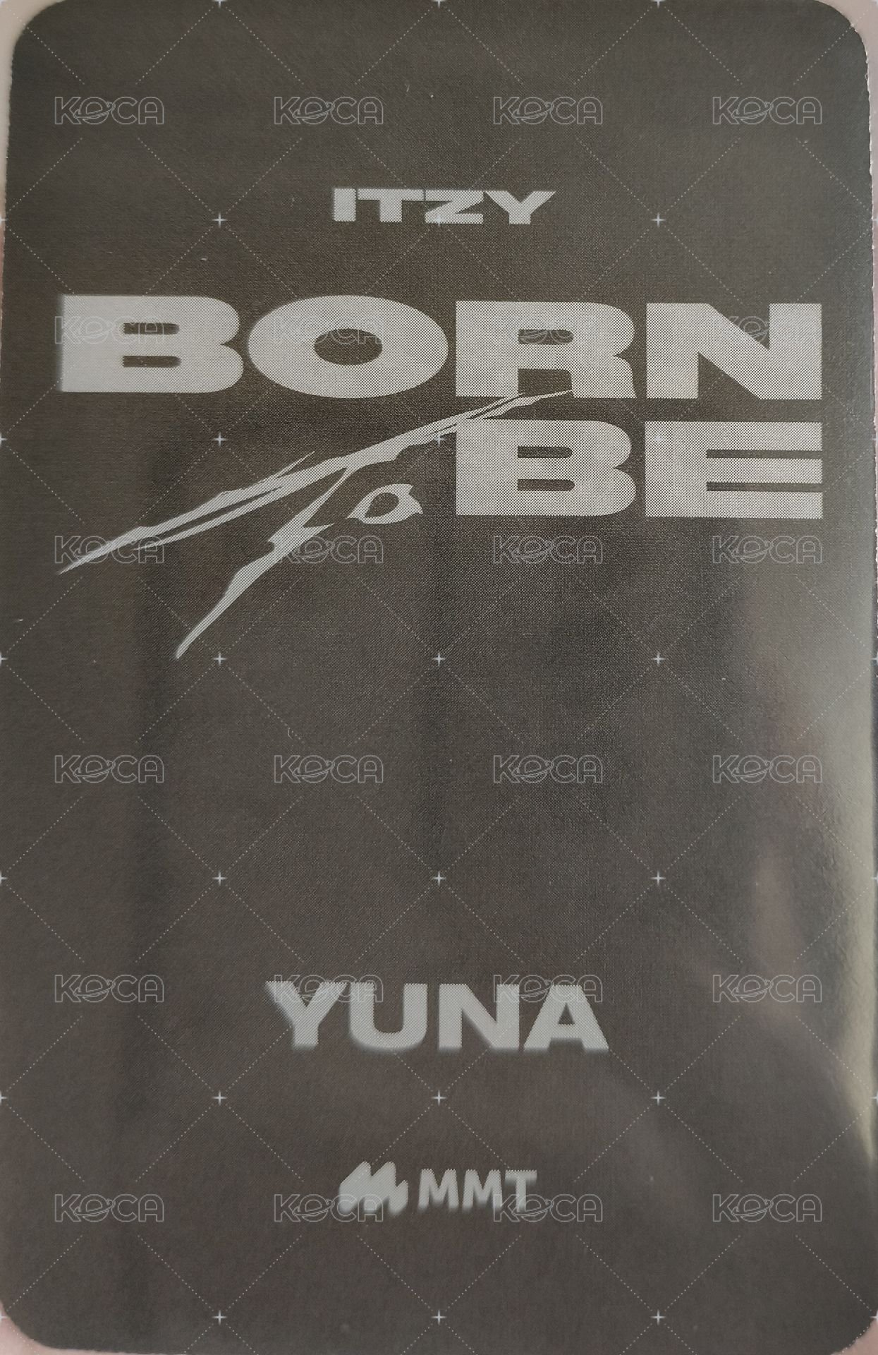 BORN TO BE mmt 2.0 簽售卡  背面