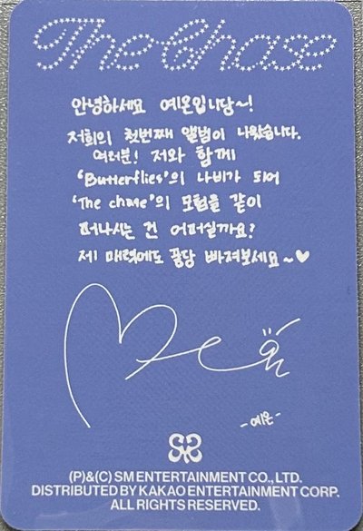 The Chase pb版專卡 Yeon