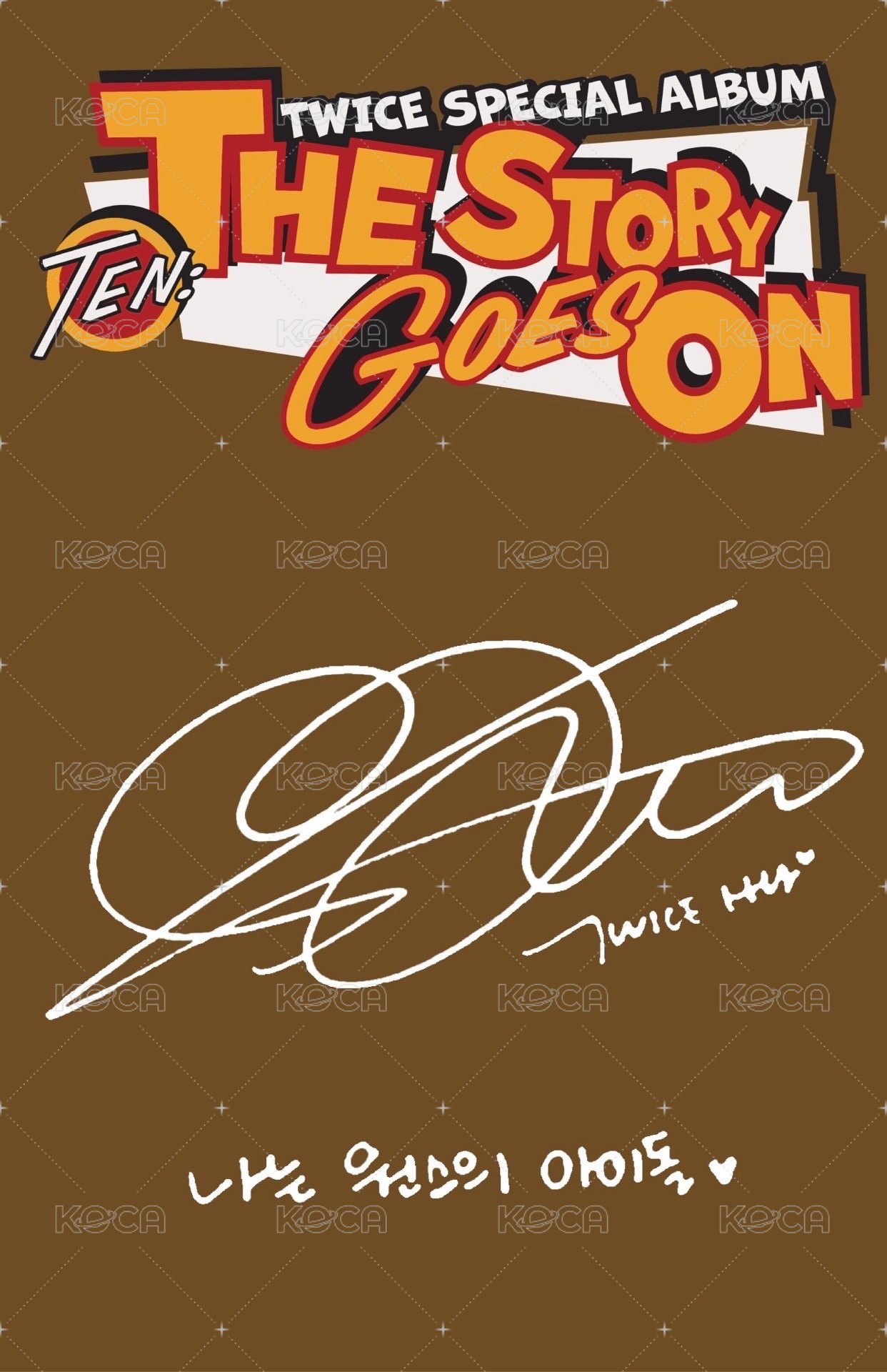 十週年特別專 專輯卡 Cast ver. 背面