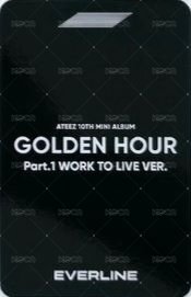 Work to Live el 特典卡  背面