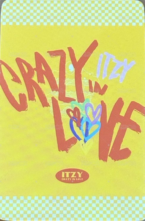 CRAZY IN LOVE wd 5.0 簽售卡  背面