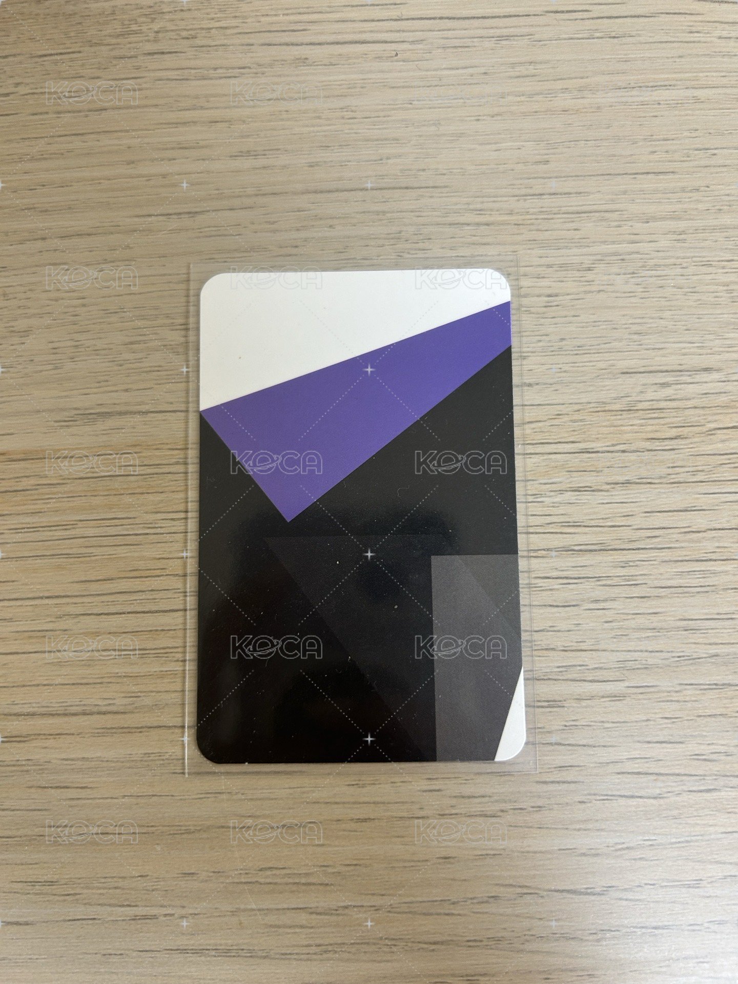 face me 專輯卡  背面