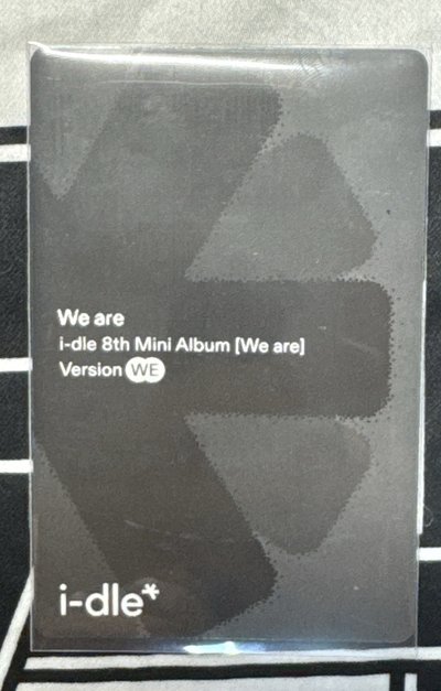 We are 專輯卡 WE版專卡 麵