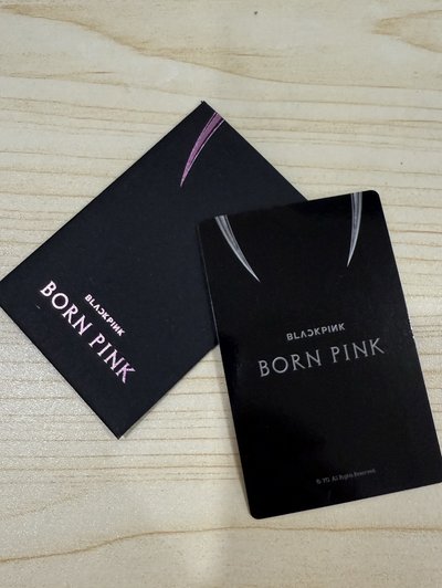 BLACKPINK BORNPINK YG特典卡 Rosé