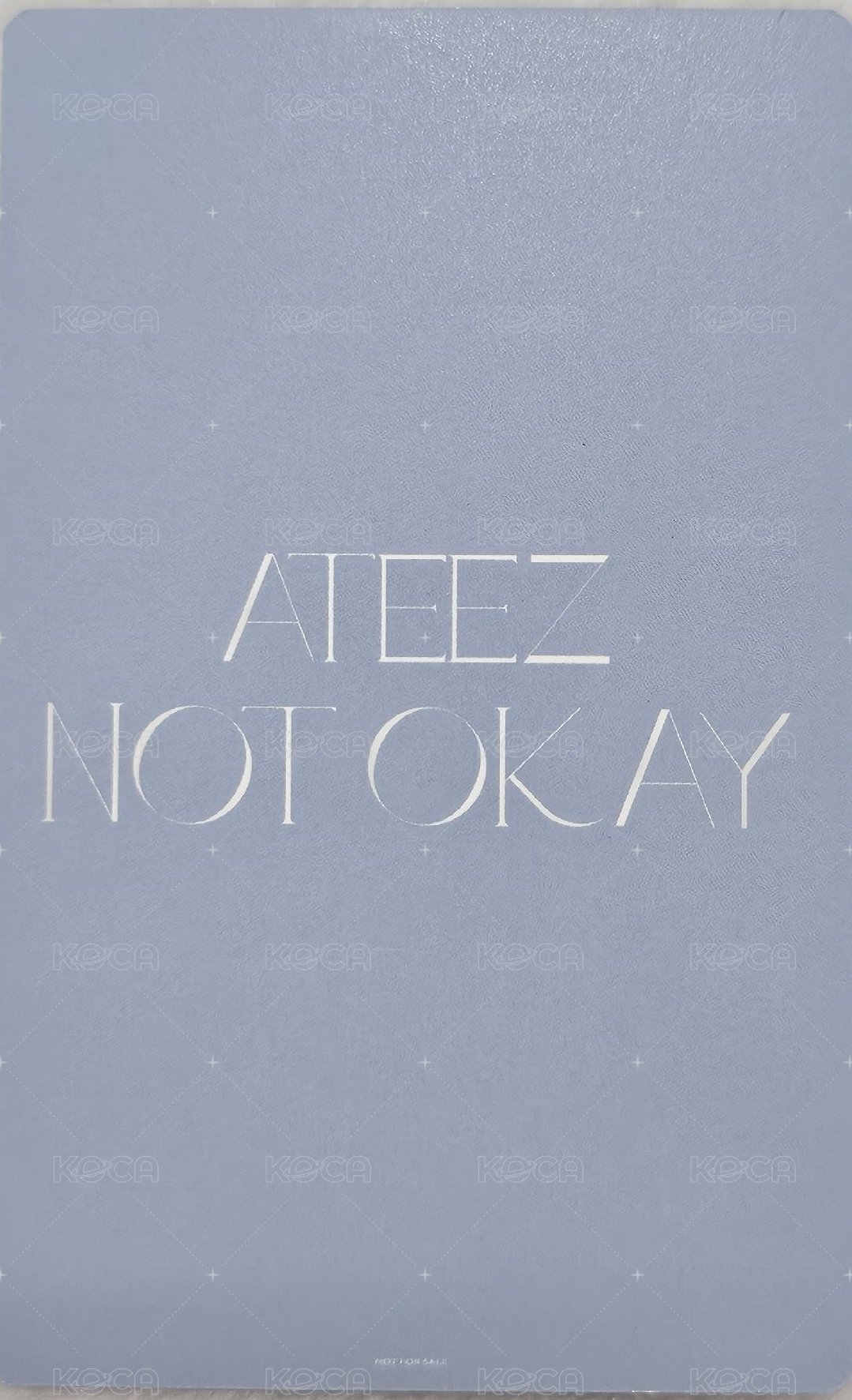 Not Okay 塔店 幸運卡  背面