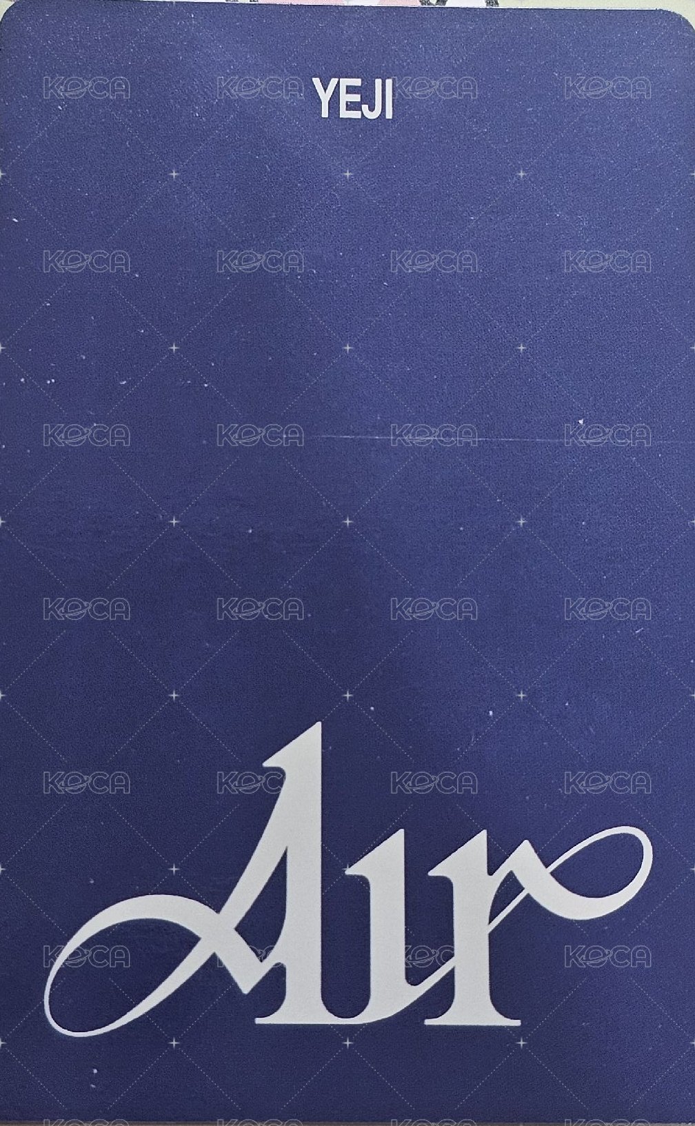 AIR 專輯卡 Poca album 電子專 B ver. 背面