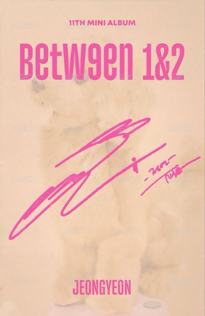 BETWEEN 1&2 專輯卡 TWICE 定延  專卡 背面