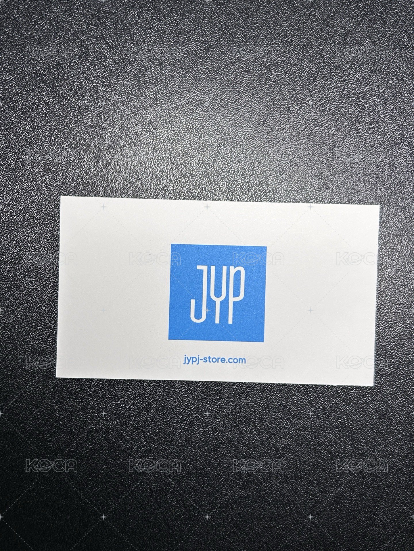 JYP JAPAN 滿額卡 感謝卡 背面