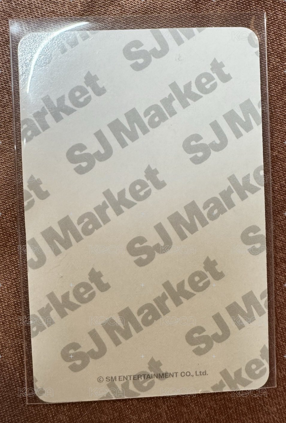 SJ MARKET 隨機卡  背面